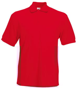 Picture of Fruit Of The Loom Heavyweight Piqué Polo - Red - BT-63204-RED