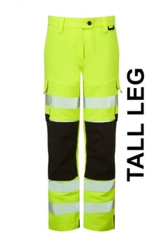 picture of Pulsar Life Ladies Stretch Combat Trouser Yellow - Tall Leg - PR-LFE971-YEL-T