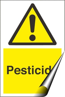 Picture of Pesticide Sign - 200 x 300Hmm - Self Adhesive Vinyl - [AS-WA141-SAV]