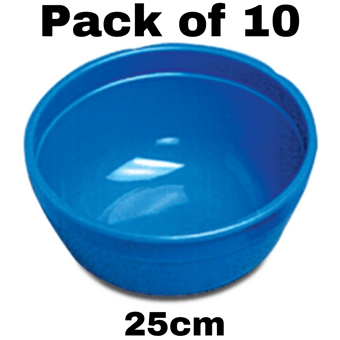 picture of Polypropylene Lotion Bowl - 25cm Diameter - Pack of 10 - [ML-W4107-PACK] - (DISC-W)