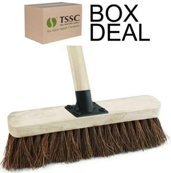 picture of Brushware Bassine Broom - 12 Inch (300mm) - Box Deal of 5 - [IH-BRW11.302PSH1]