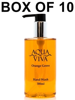 picture of Aqua Viva Orange Grove 300ml Hand Wash - Box of 10 - [MCS-AVHW300X10]