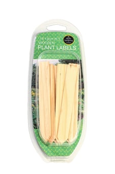 picture of Garland 13cm Wooden Plant Labels - Pack of 10 - [GRL-W0846]