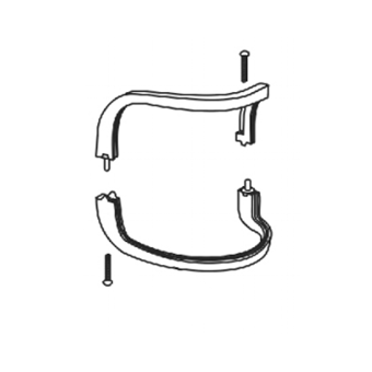 Picture of Visor Frame and Screws - For Sari Mask - [TY-011688] - (DISC-W)