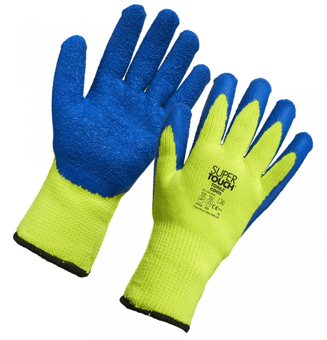 picture of Supertouch Topaz Cool Yellow/Blue Gloves - Pair - ST-SPG-1041-5