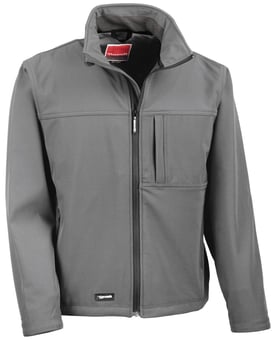 picture of Result Mens Grey Classic Softshell Jacket - BT-R121M-GREY