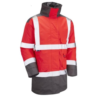 picture of Tawstock - Red/Grey Hi-Vis Anorak - LE-A01-R/GY