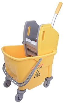 picture of Robert Scott 25L Buffalo Kentucky Mop Bucket & Wringer - Yellow - [CP-SI20143]