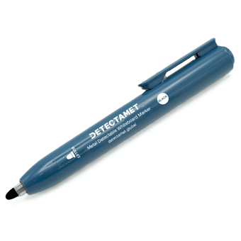 Picture of Detectamet Detectable Retractable Whiteboard Marker - Black Bullet Tip - Pack of 10 - [DT-145-A05-P02-A07]
