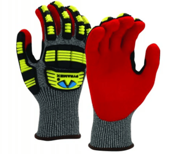 picture of Pyramex GL609C - Nitrile Sandy Impact Safety GLoves - PMX-GL609C
