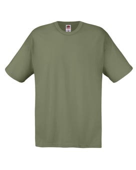 picture of Fruit Of The Loom Men's Classic Olive Green Original T-Shirt - BT-61082-COLV
