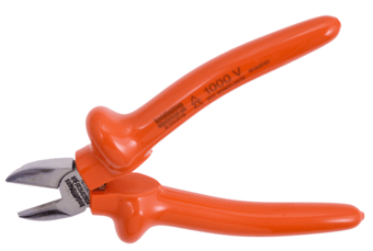 picture of Boddingtons Electrical Insulated Diagonal Side Cutter - 4mm Cutting Rates - 180mm Length - [BD-236318]