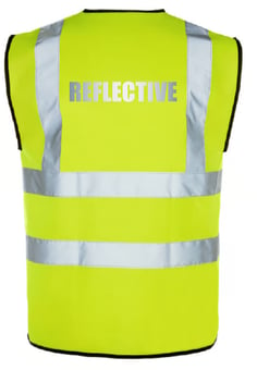 picture of Reflective EasyPrint™ - BACK PRINT - Print Text on any Hi Vis garment - TEXT ONLY - Minimum of 12 Prints - Garment Not Included - [IH-REFLECTIVE]