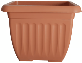 Picture of Whitefurze 40cm Square Athens Planter - Terracotta - Box Deal of 10 - [IH-WHFG07S403]