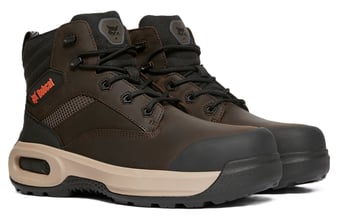 picture of Bobcat FORGE Dakota Mid-Height Safety Boot - S3S SR LG SC FO - Dark Brown - OVL-BC54546-444 - (LP)
