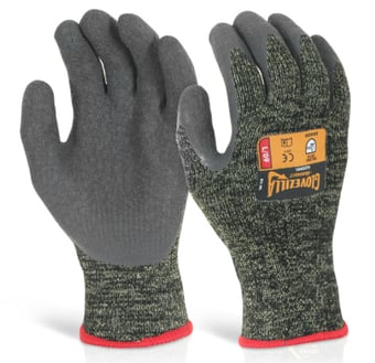 Picture of Glovezilla Latex Palm Coated Green Gloves - BE-GZ09G