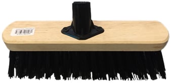 picture of Quality Black PVC Wooden Broom Head - [AF-5060440850684]