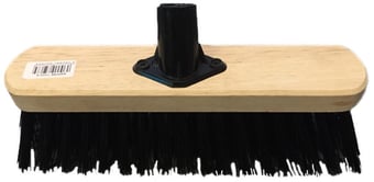 picture of Quality Black PVC Wooden Broom Head - [AF-5060440850684] - (DISC-W)
