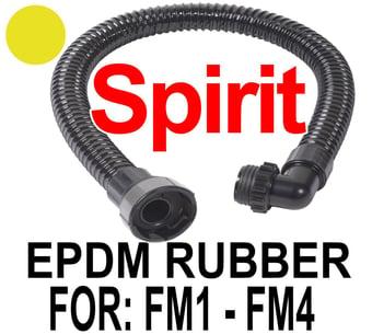 picture of Scott - EPDM Rubber Hose - For Connecting FM1 to FM4 Facemask to Spirit Blower - [TY-2024463] - (DISC-C-W)