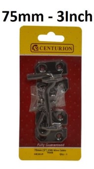 picture of EXB Wire Cabin Hook - 75mm (3") - Single - [CI-HE261P]