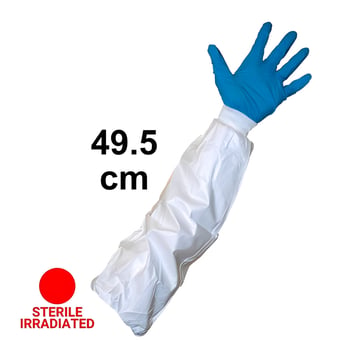 picture of Chemsplash Sterile Irradiated OverSleeves 49.5cm - Pair - [BG-5771]
