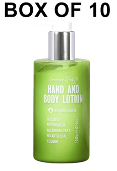 picture of Greener Lifestyle 300ml Hand & Body Lotion - Box of 10 - [MCS-GL300HBLGBX10]