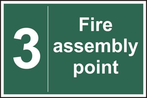 picture of Spectrum Fire assembly point 3 – SAV 300 x 200mm - SCXO-CI-12055