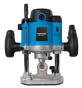 Picture of Silverline - DIY 1500W Plunge Router with 1/2" & 1/4" 8mm & 12mm Collets - [SI-264895]