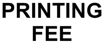 picture of Printing Additional Fees - [IH-PRINT-FEE]