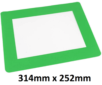 picture of Heskins ColorCover Self-Adhesive Custom Signs Green - 314mm x 252mm - [HE-H6907V-314]