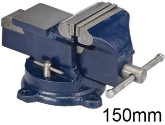 picture of 150mm Swivel Base Engineers Vice With 160mm Jaw Opening - [SI-656618] - (DISC-R)