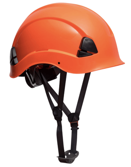 picture of Portwest - PS53 - Orange Height Endurance Helmet Short Peak - Wheel Ratchet - Unvented - [PW-PS53ORR] - (PS)
