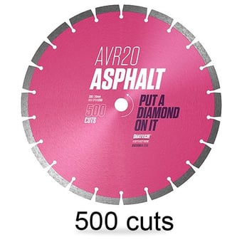picture of AVR20 - Asphalt Diamond Blade - 500 Cuts - 300/20 - [DC-B099H]