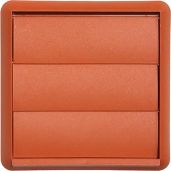 picture of Gravity Flap Wall Outlet - Terracotta - 100mm - CTRN-CI-PA263P