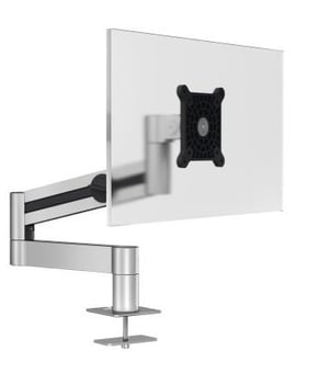picture of Monitor Mount with Arm for 1 Screen - Through-Desk - Silver - [DL-508423]