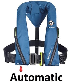 picture of Crewsaver Crewfit 165N Automatic Blue Sport Lifejacket - [CW-9715BA]