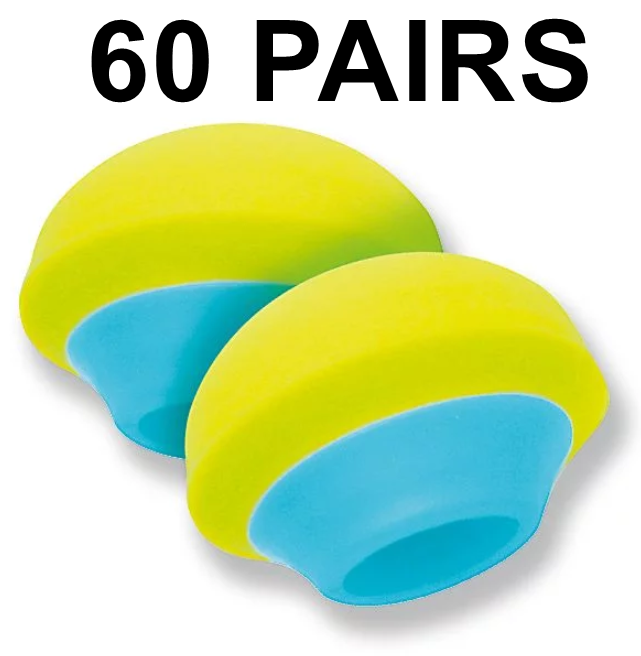 Uvex X-Cap Replacement Pods - Box of 60 Pairs - [TU-2125351]
