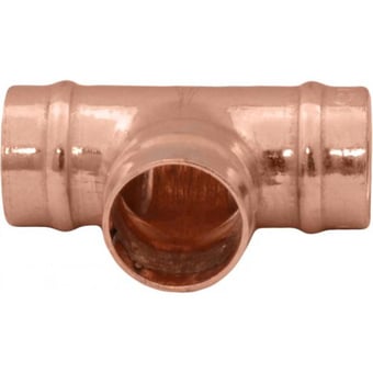 picture of 22mm Solder Ring Copper Equal Tee - CTRN-CI-YS24P