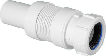 picture of McAlpine MINIFLEX-4 - 1 1/4" Universal Compression Connection x 1 1/4" Plain Spigot - [MLP-K18426]