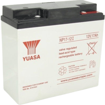 picture of Yuasa NP17-12 Valve Regulated Lead Acid Rechargeable Battery - 12v 17Ah - [BRH-SLAYUANP17-12]