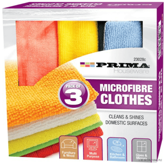 picture of Prima 3pc Microfibre Cloth Set - [NT-23028C]