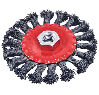 picture of Amtech 100mm Twist Knot Wire Wheel - [DK-F3365]