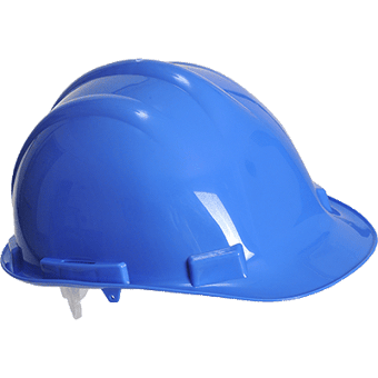 Picture of Portwest - PW50 - Royal Blue Expertbase Safety Helmet - Unvented - Electrical Properties - [PW-PW50RBR]