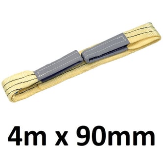 picture of Draper - 3 Tonne 4M x 90mm Wide Load Sling - BS EN1492 - [DO-61317]