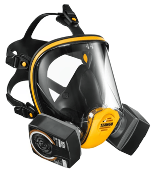 Picture of Dewalt Reusable Full Face Mask Respirator with A2P3 Filters Medium - [FDC-DXIR1FFMMA2P3]
