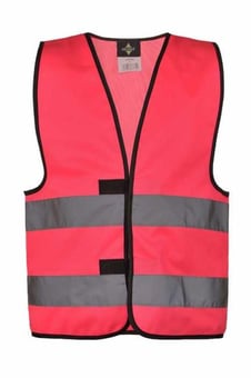 picture of Korntex Magenta Pink Hi Vis Safety Vest Youths - AP-KXW-MA - (DISC-R)