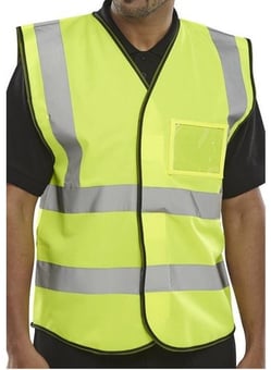 Picture of Beeswift Hi-Vis ID Vest - Saturn Yellow - BE-BD108SY