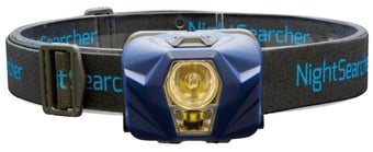 picture of NightSearcher Rechargeable LED Head Torch With Dual Beam - 330 Lumens - 3 Light Modes - [NS-NSHEADSTAR-R] - (DISC-X)