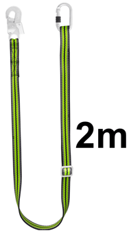 picture of Kratos Adjustable Work Positioning Webbing Lanyard - 2mtr - [KR-FA-40-901-20]