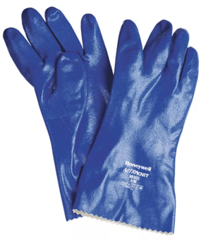 picture of Nitri-Knit Supported Nitrile Gloves - Blue - Pair - HW-NK803